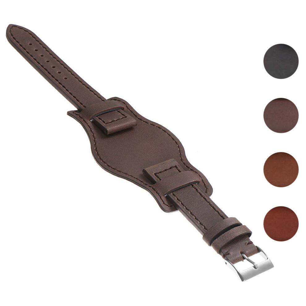 Legend Vintage Leather Bund Watch Strap Dassari