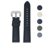 kd6 Gallery Black Dassari Heavy Duty sailcloth Watch Band Strap 20mm 22mm 24mm 26mm