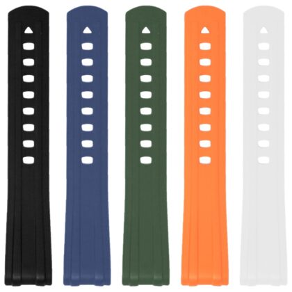 fk24 All Color DASSARI Fitted FKM Rubber Watch Band Strap For Omega Seamaster 20mm